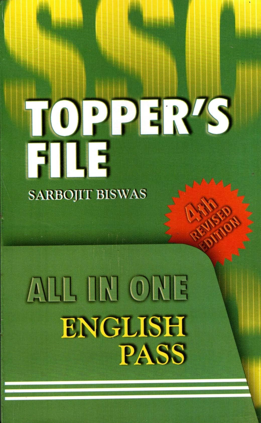Topper File 4 Revised Edition all in one English pass
