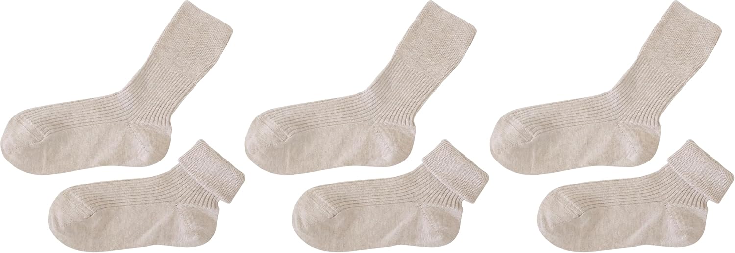 tittimitti 100% Organic Cotton Kid's Socks. Made in Italy. 3-Pack.