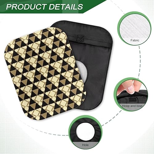 Miniatura 6 de Rnyleeg Suministros de colostomía para adultos, patrón geométrico, reutilizables, accesorios de ostomía para el hogar, fundas lavables para bolsas