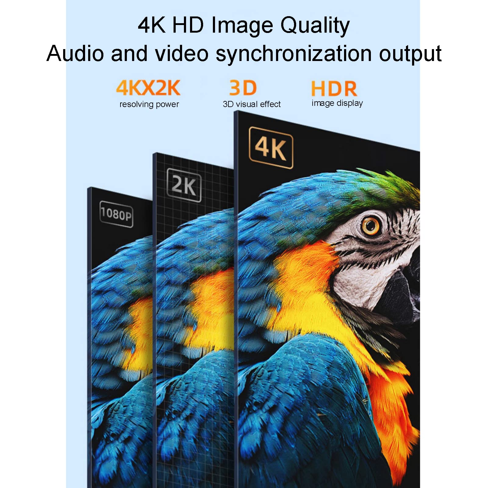 Adattatore da USB C a HDMI 4K 2K 1080P, USB Tipo C Maschio a HDMI Femmina, HD Uscita Audio Video per MacBok Pad Galaxy HDTV Monitores, Cavo 15 cm