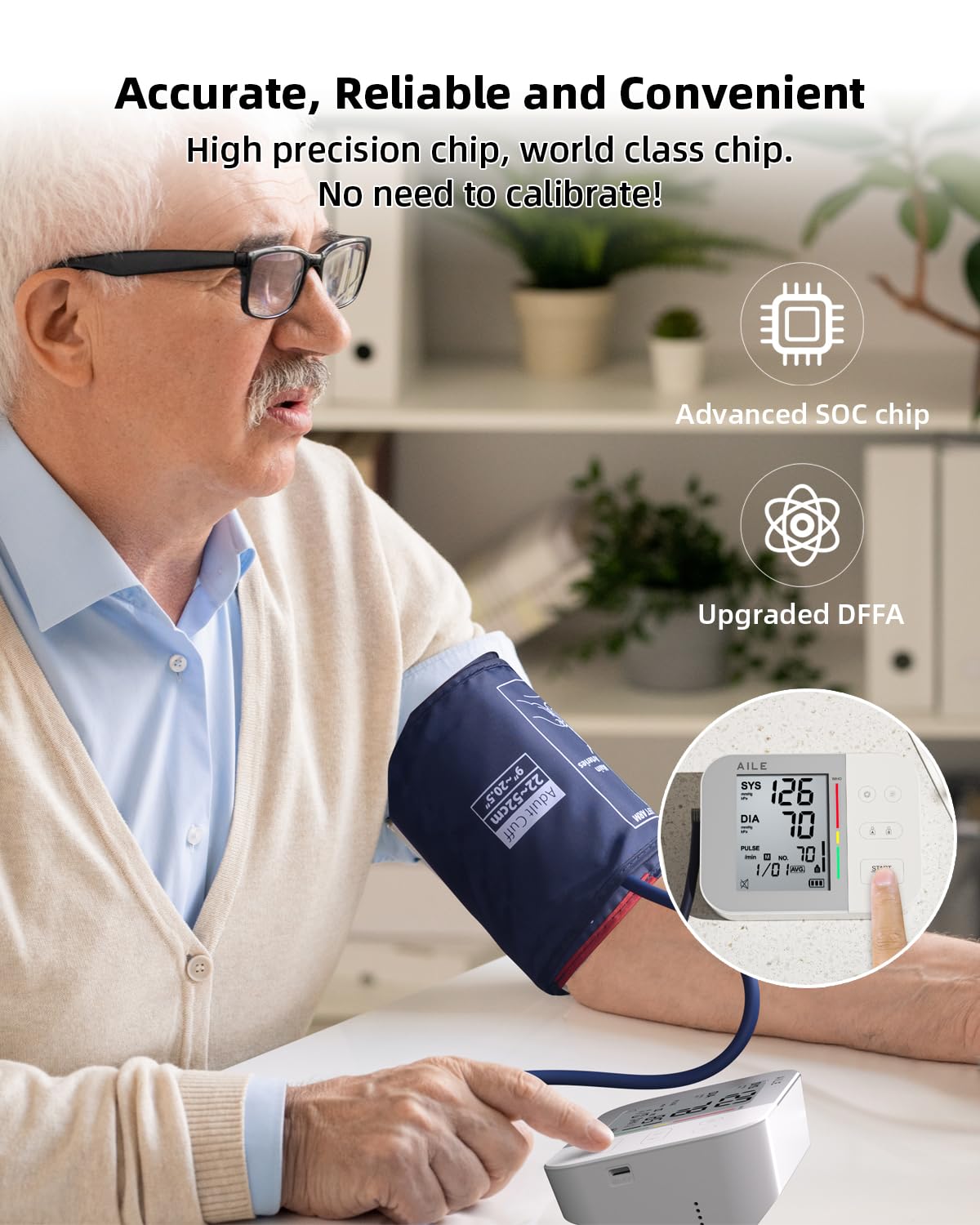 Snapklik.com : Blood Pressure Monitor For Home useAILE 111 Blood ...