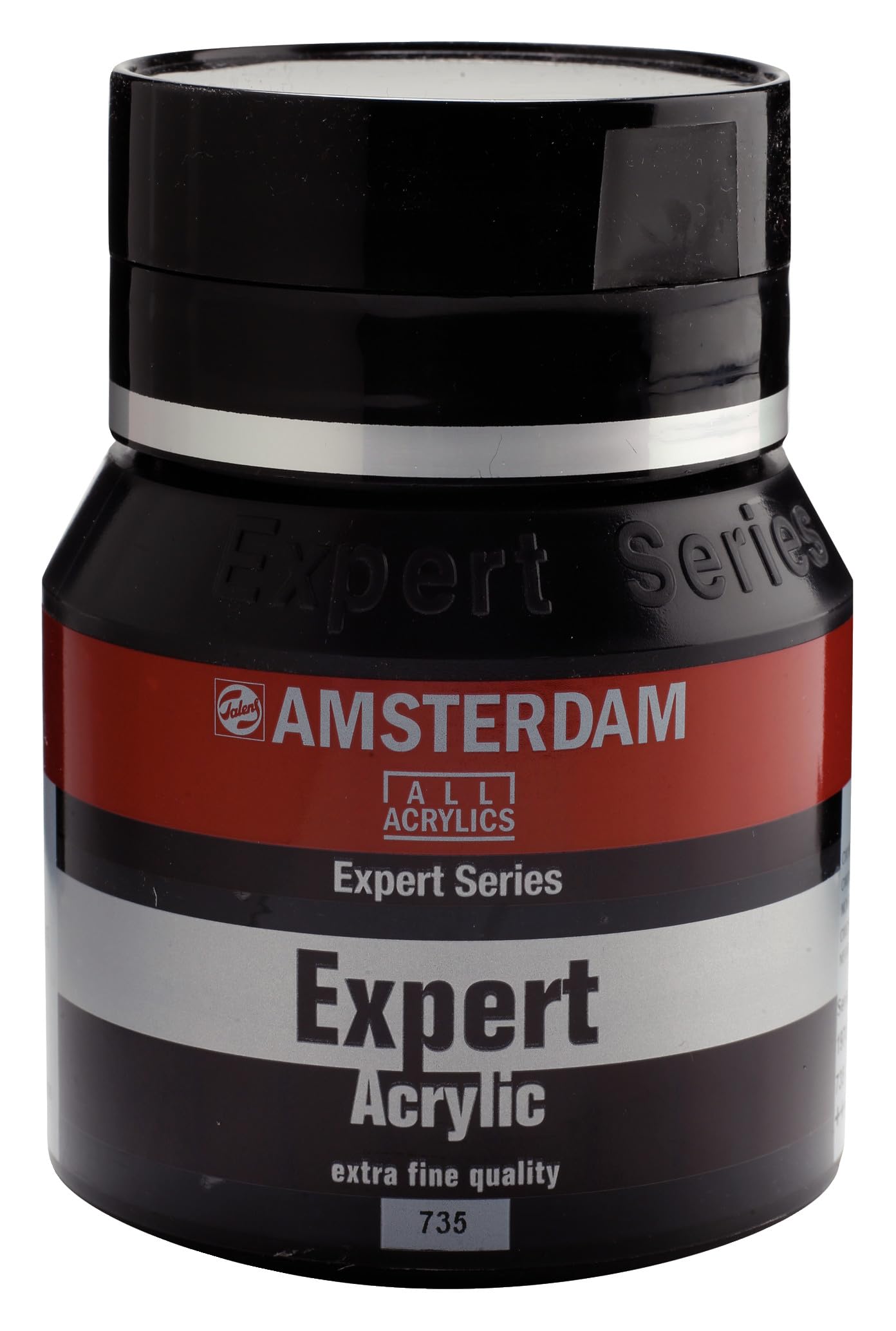 Amsterdam Expert Series Acrylic - Expert Series Oxide Black 735-400 ml Jar - Heavy Body - Highest Lightfastness - Professional Grade - Art Supplies