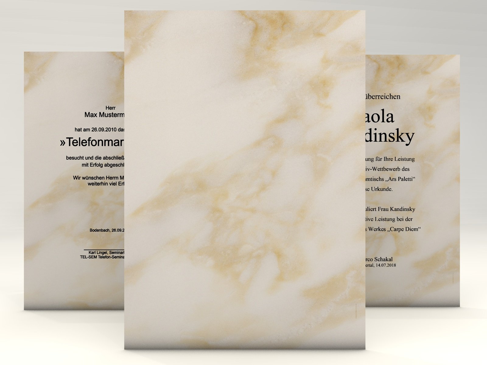 Carta Da Lettere Vintage Edition Seidel - 100 Fogli A4, 120 G/m², Effetto Pergamena, Per Certificati E Inviti - Foto 6