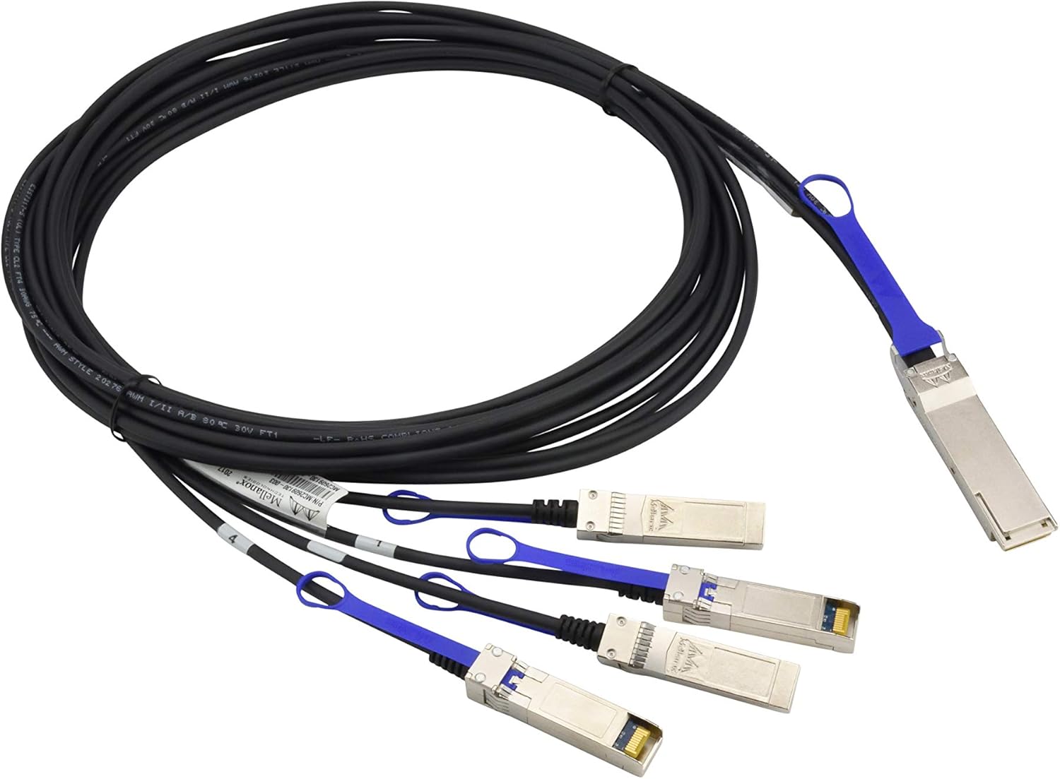 Supermicro CBLNTWK0720 40G QSFP+ to 4 x 10G SFP+ Passive