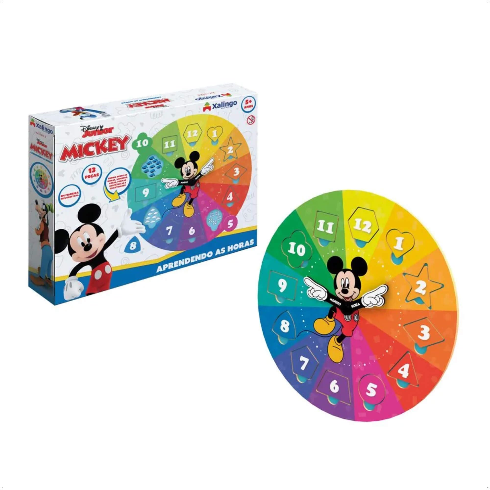 Mickey Aprendendo As Horas : Amazon.com.br: Brinquedos e Jogos