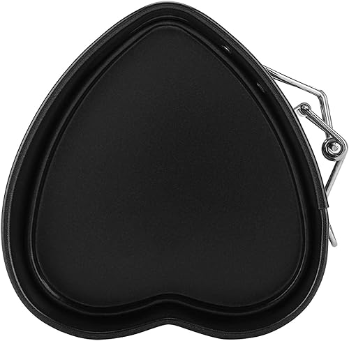 Raguso Pastel de acero al carbono con bandeja extraíble en forma de corazón molde para hornear utensilios de cocina antiadherentes accesorios de