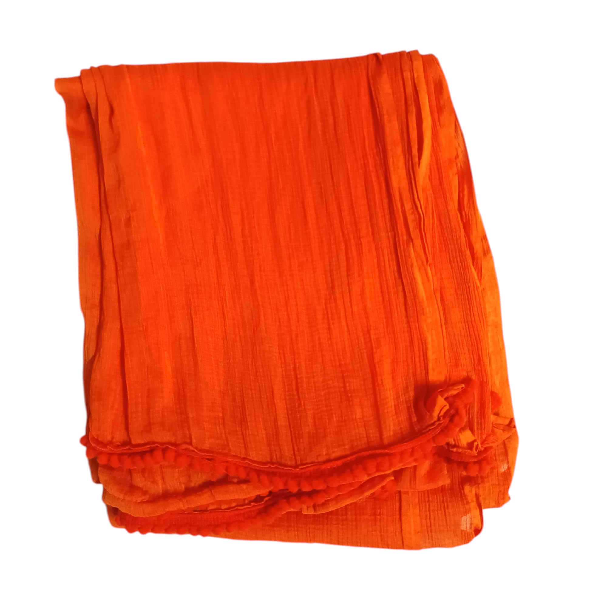 aripan Soft Casualwears Chiffon Solid Plain Dupatta for Women and Girls 2.25m Free Size Summer Special Pumpum Border Chunni Odhani for Ladies-picture-11