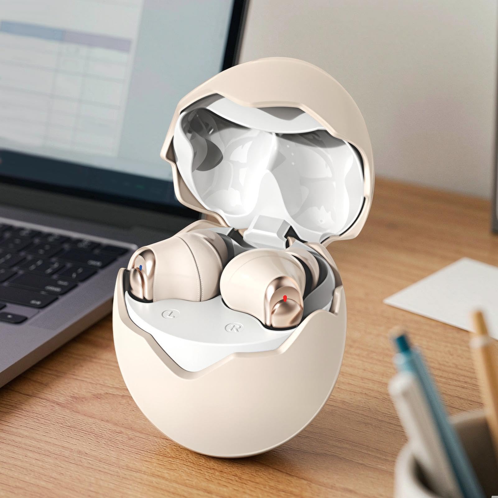 Auriculares Inalámbricos De Botón Auricular intrauditivo Ovalado con