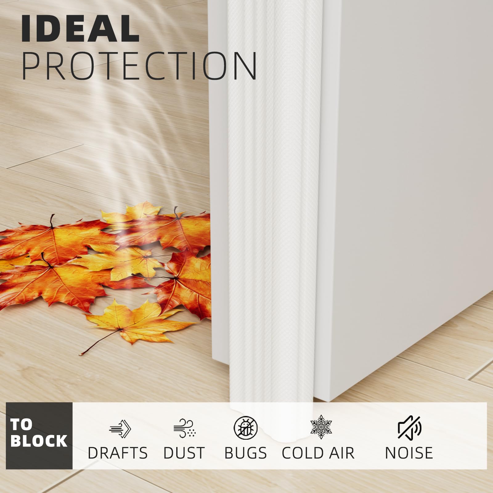 3m/5m Wedge-Shape Weather Stripping Door Seal, Self Adhesive Insulation