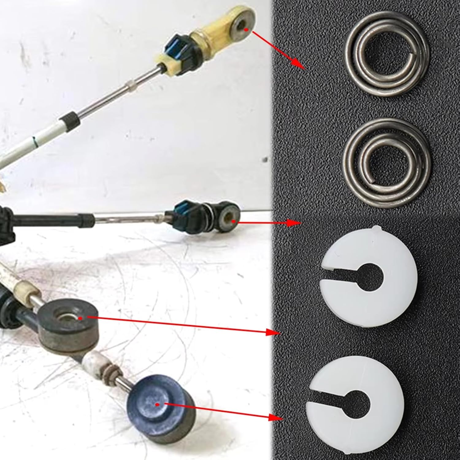 6 Speed Gear Shift Cable Shifter For Fiesta 2001-2008 55566686 Car (color1)