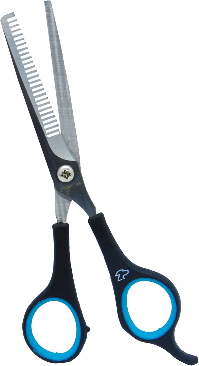 Propetz SemiToothed Laser Scissors 7 Inch Dog SemiToothed Laser Scissors for