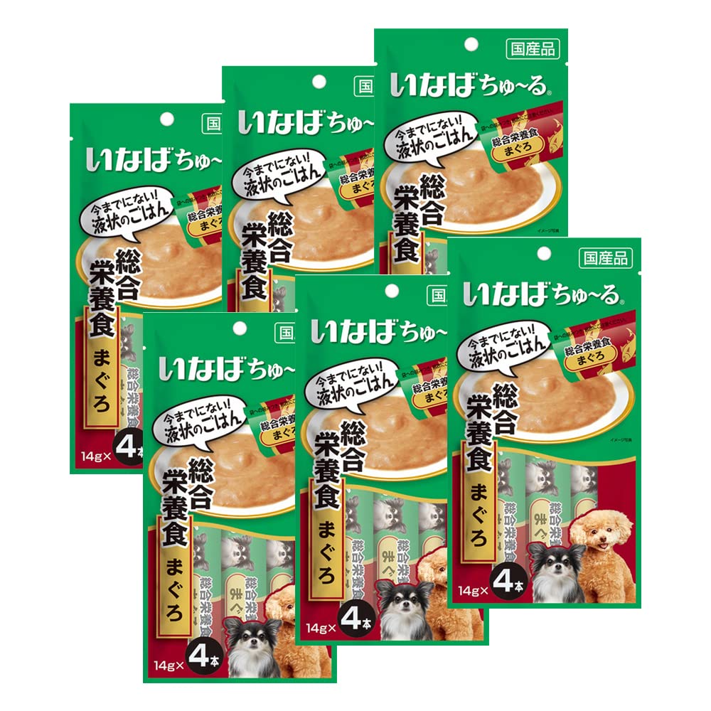 いなば ちゅ~る 総合栄養食 まぐろ 4本 6個セット