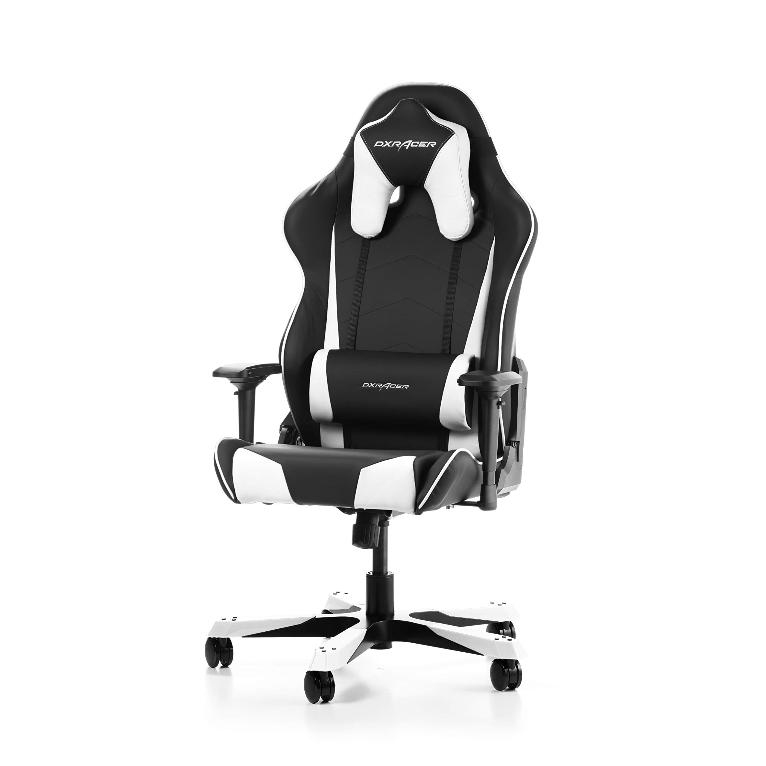 DXRacer (el Original Tank T29 Silla Gaming, Cuero sintético, Negro & Blanco, 180-200 cm 180-200 cm Negro & Blanco