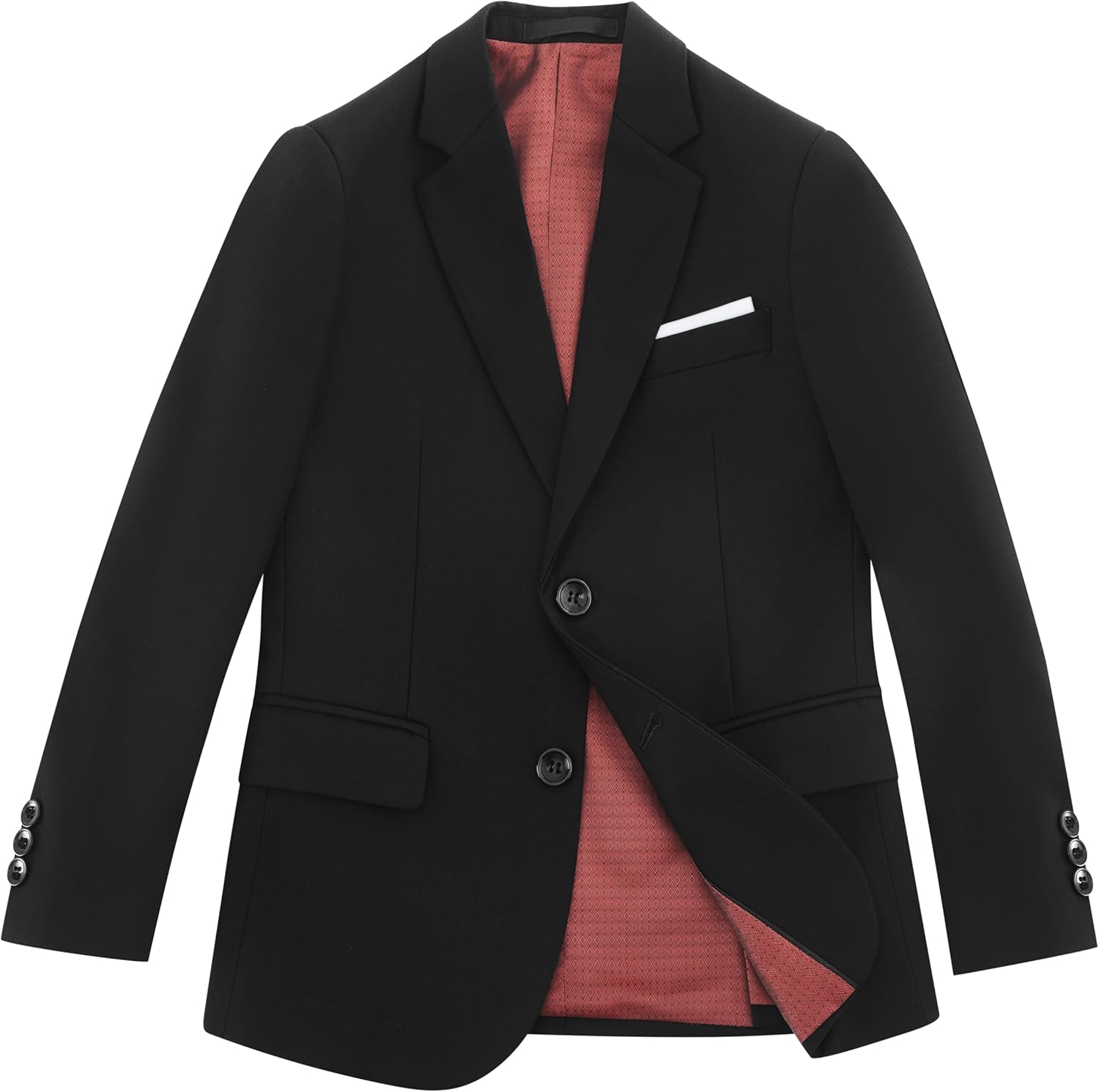 AmazingSea Boys Formal Suits Set, from Toddlers to Teen, Adjustable Waist, with Suspenders - Image 13