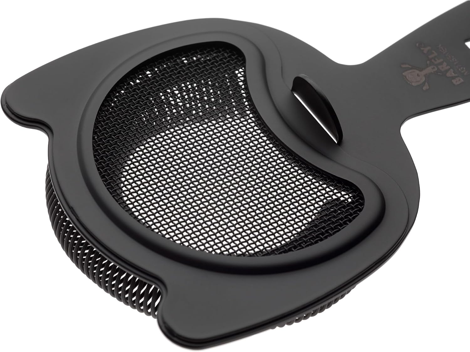Barfly Fine Mesh Spring Strainer, Matte Black