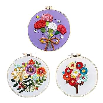 ハンドメイド　刺繍 0_32bf39ec256c172baaecae814729