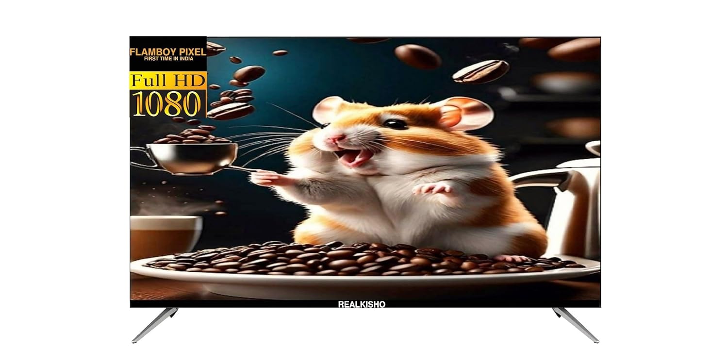 REALKISHO 43 inches Full hd smartv Voice Remote rkarv35 Series 110(cm)