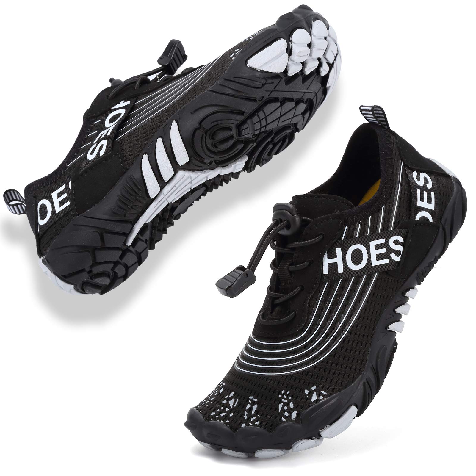 DimaiGlobal Zapatos de Agua Calcetines Descalzos de Secado rápido Antideslizante para Niñas Niños Piscina de Playa Natación para Buceo Ejercicio Escarpines de Baño