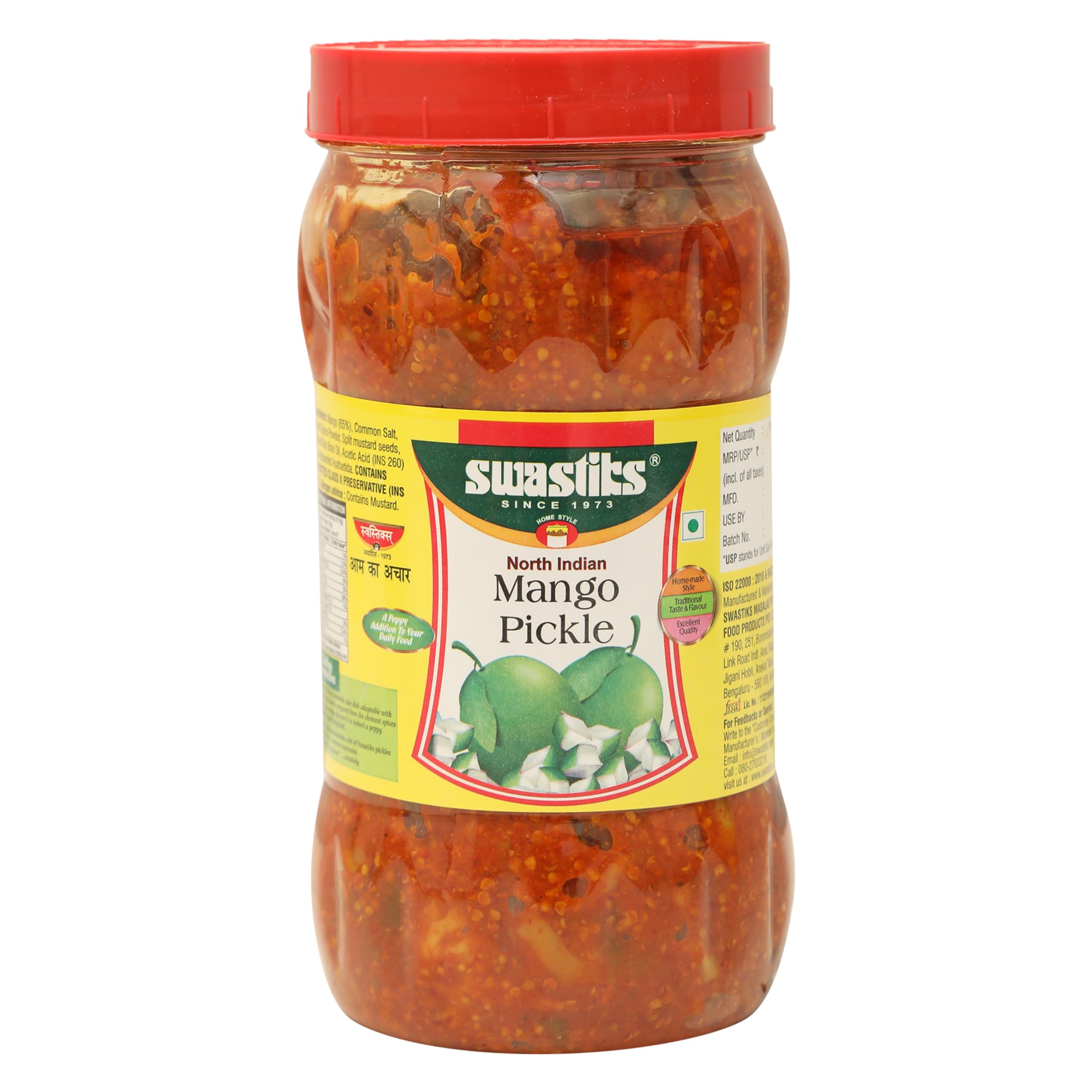 Swastiks Mango Pickle North Indian Style 1 kg