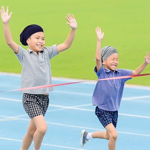 Miniatura 6 de SATINIOR 6 bandas de tubo de rastas de elastano, unisex, para hombres y mujeres, bandas elásticas para el cabello, diademas para accesorios de