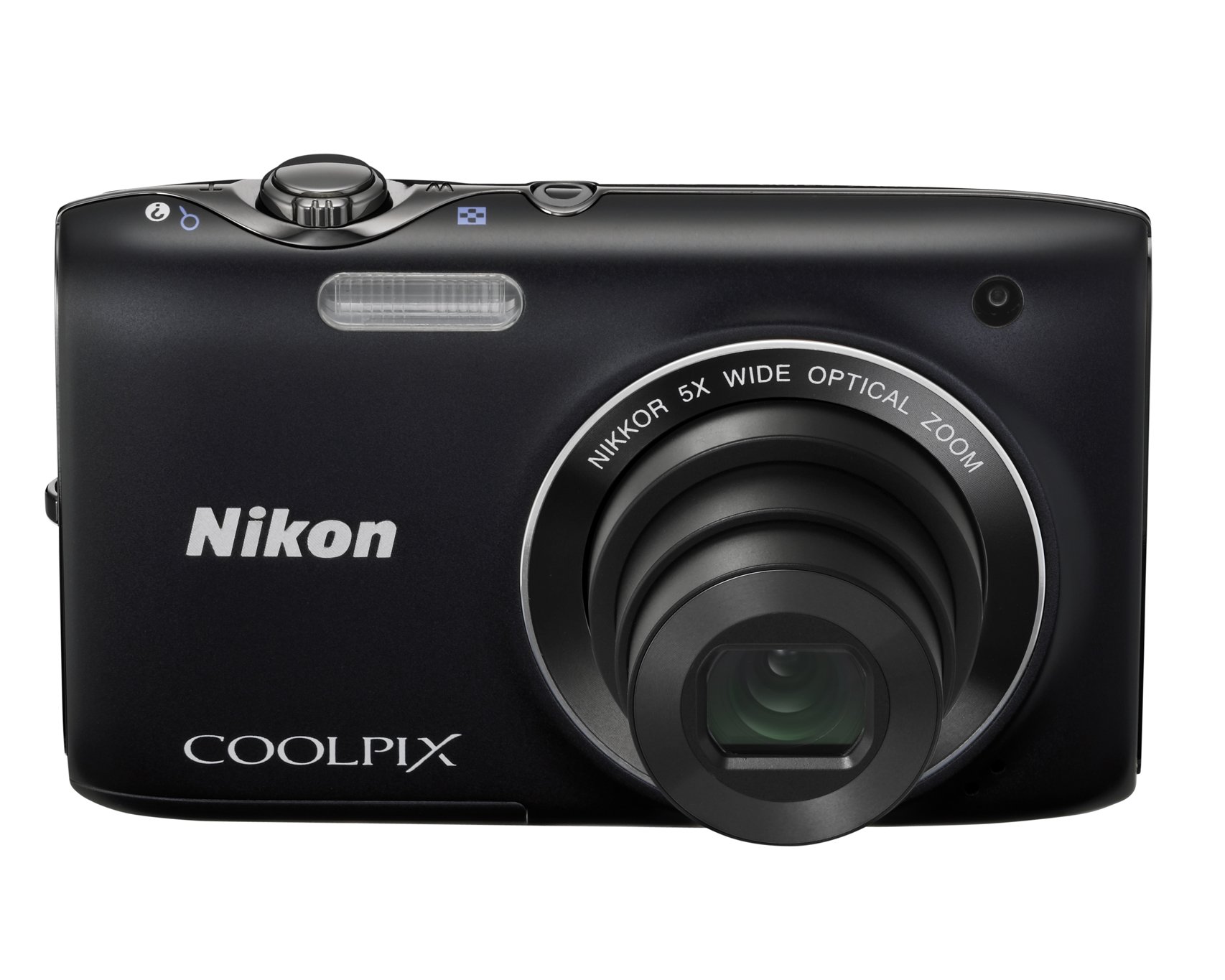 Nikon Coolpix S3100 Appareil photo numérique compact 14 Mpix Ecran 2,7" Zoom optique 5x Noir
