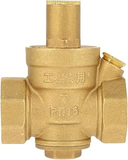 Brass Adjustable Water Pressure Valves Relief Valves Reducing Regulator Valve Relief Valve Plumbing Tool Thread DN25 1"