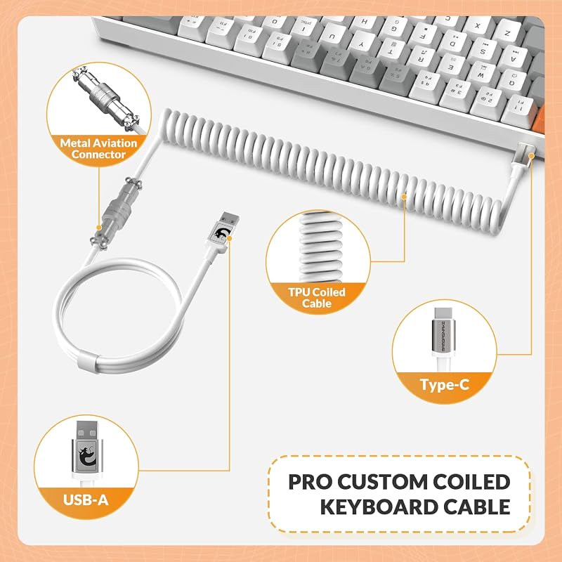 YINDIAO T8 60% Kompakt Gamer Billentyűzet, 68 Gombos Mechanikus Mini Keyboard, RGB Háttérvilágítás, Piros Switch, USB-C Kábel, PC/PS4 Kompat