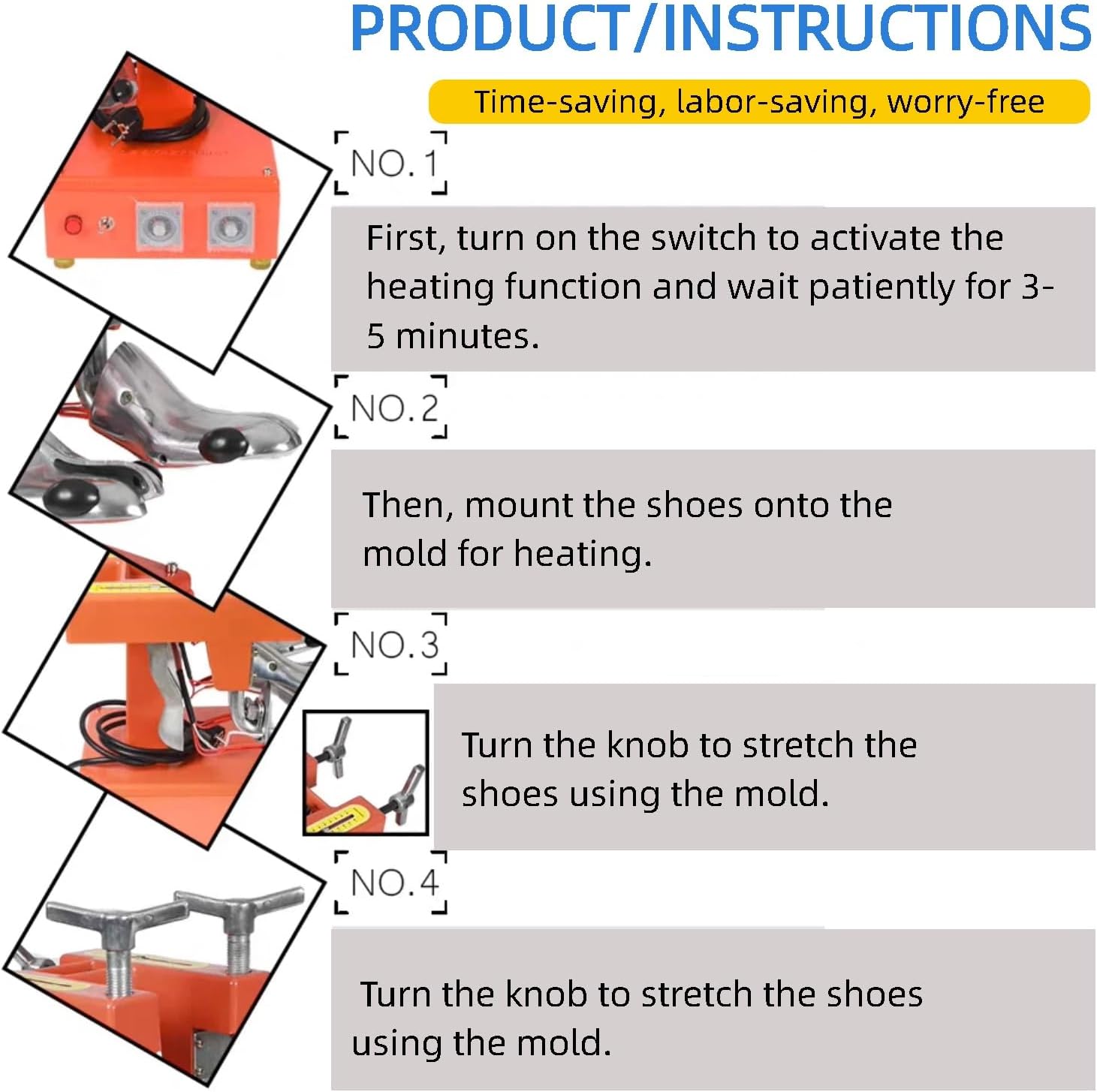Premium Professional 2-Way Metal Shoe Stretcher,Boot Expander,Shoe Shaping Machine,Widener Expander Machine
