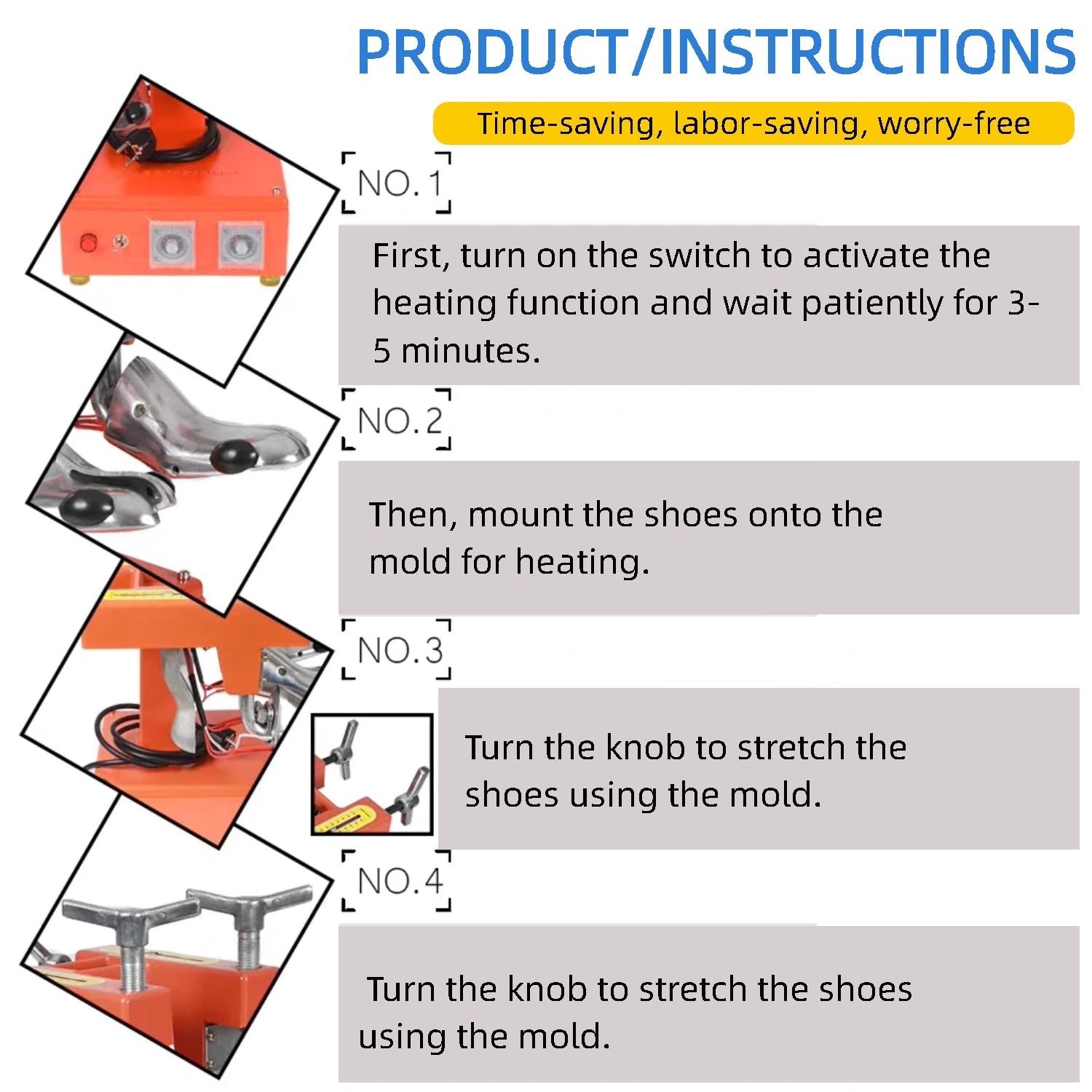 Extensor de zapatos portátil, elástico en 2 direcciones para zapatos ajustados, botas y tenis, herramienta de ajuste cómodo para pies anchos