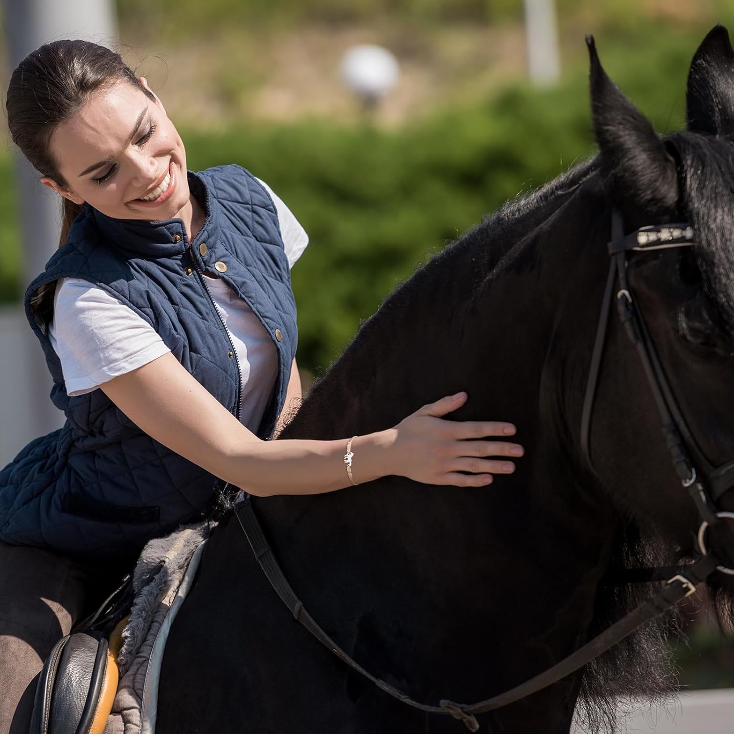 30 Sets Horse Bracelets Gifts Horseshoe Party Favors Include 30 Adjustable Western Horseshoe Bracelets with 30 Inspirational Cards Cowgirl Cowboy Birthday Christmas Gifts for Horse Lover - Image 4