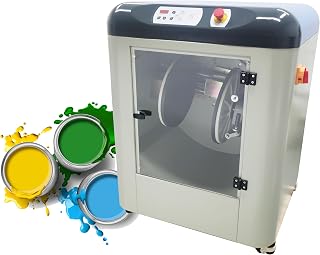 TECHTONGDA Paint Shaker Mixing Machine, Automatic Rotating Ink Mixer, Paint Shaking Machine for Paint Color Glue Coating, Auto Clamping Function, Mixing Capacity 0.5-20L, Height Range 2.76-15.35 Inch