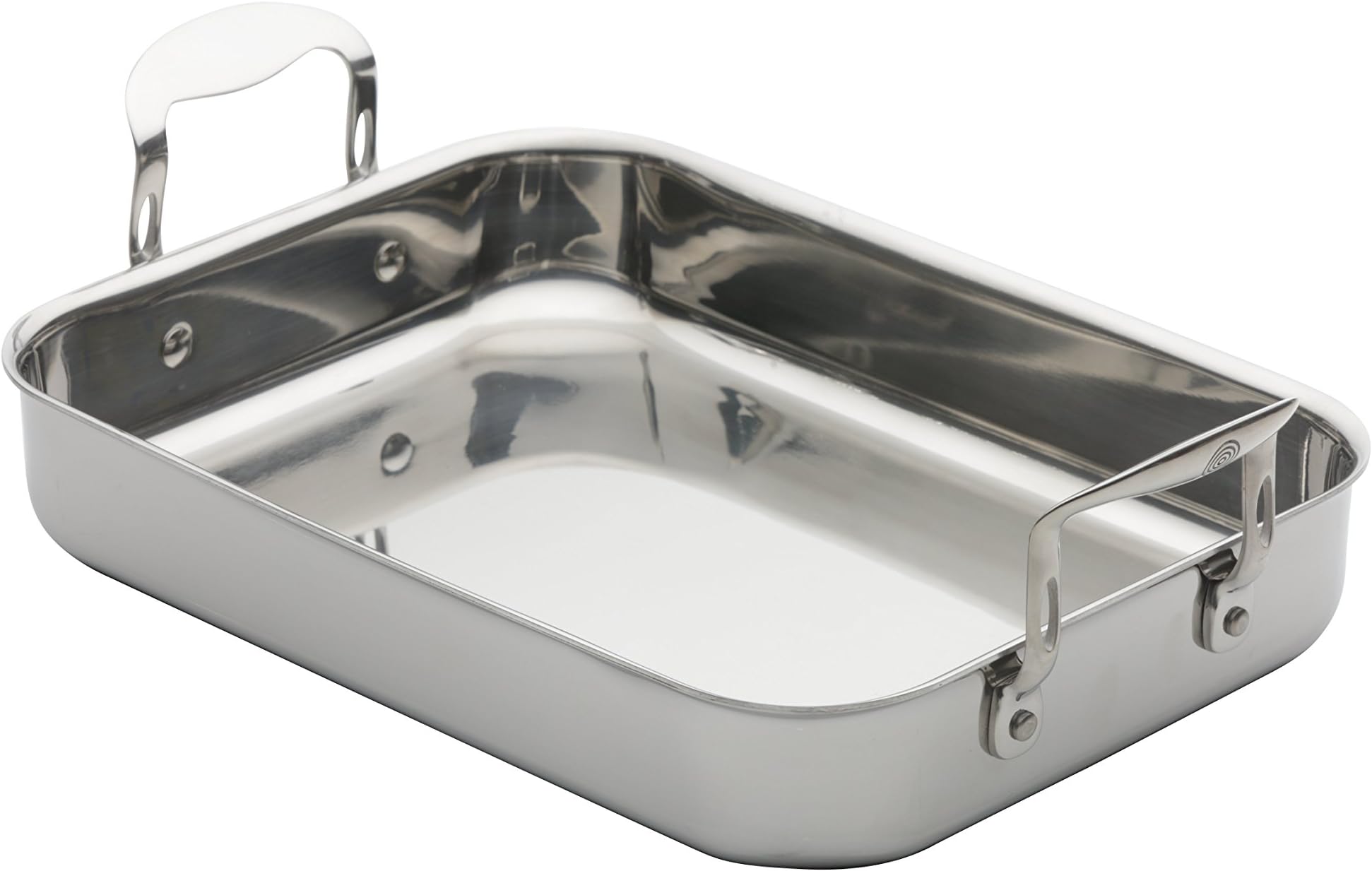 Stainless Steel Tri-Ply 35cm Roasting Pan Induction Compatible