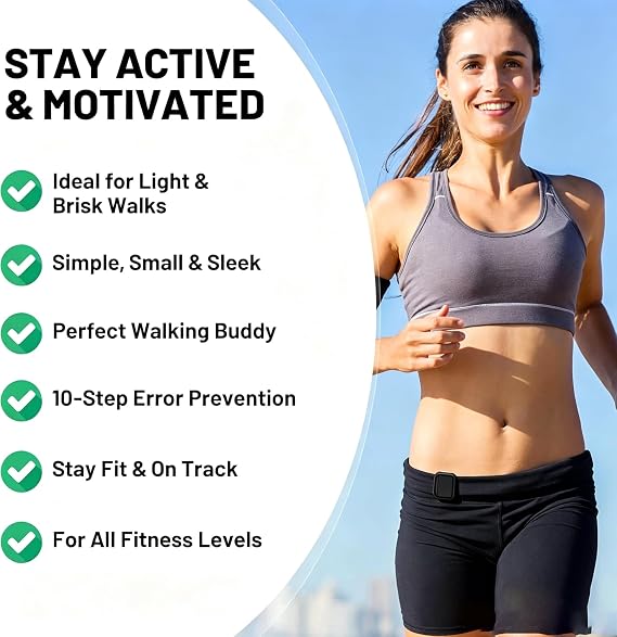 Pedometer for Walking, Simple Step Counter with Large Digital Display, Step Tracker