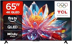TCL 65T6C Fire TV 65 Pouces QLED 4K UHD Smart TV, HDR (Mu…