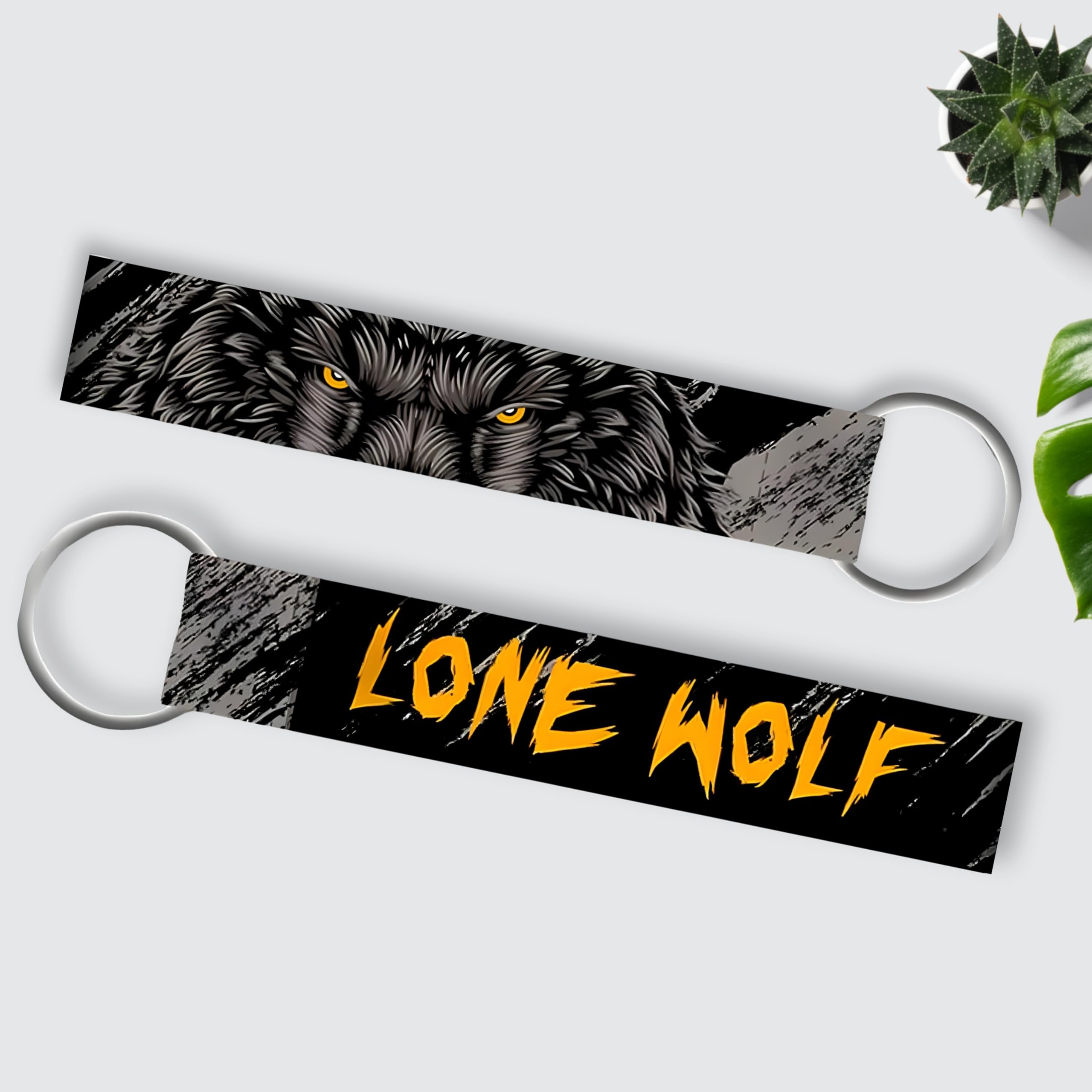 Aprilia Lone Wolf Keychain | Motorcycle & Car Keychain | Unisex-Adults