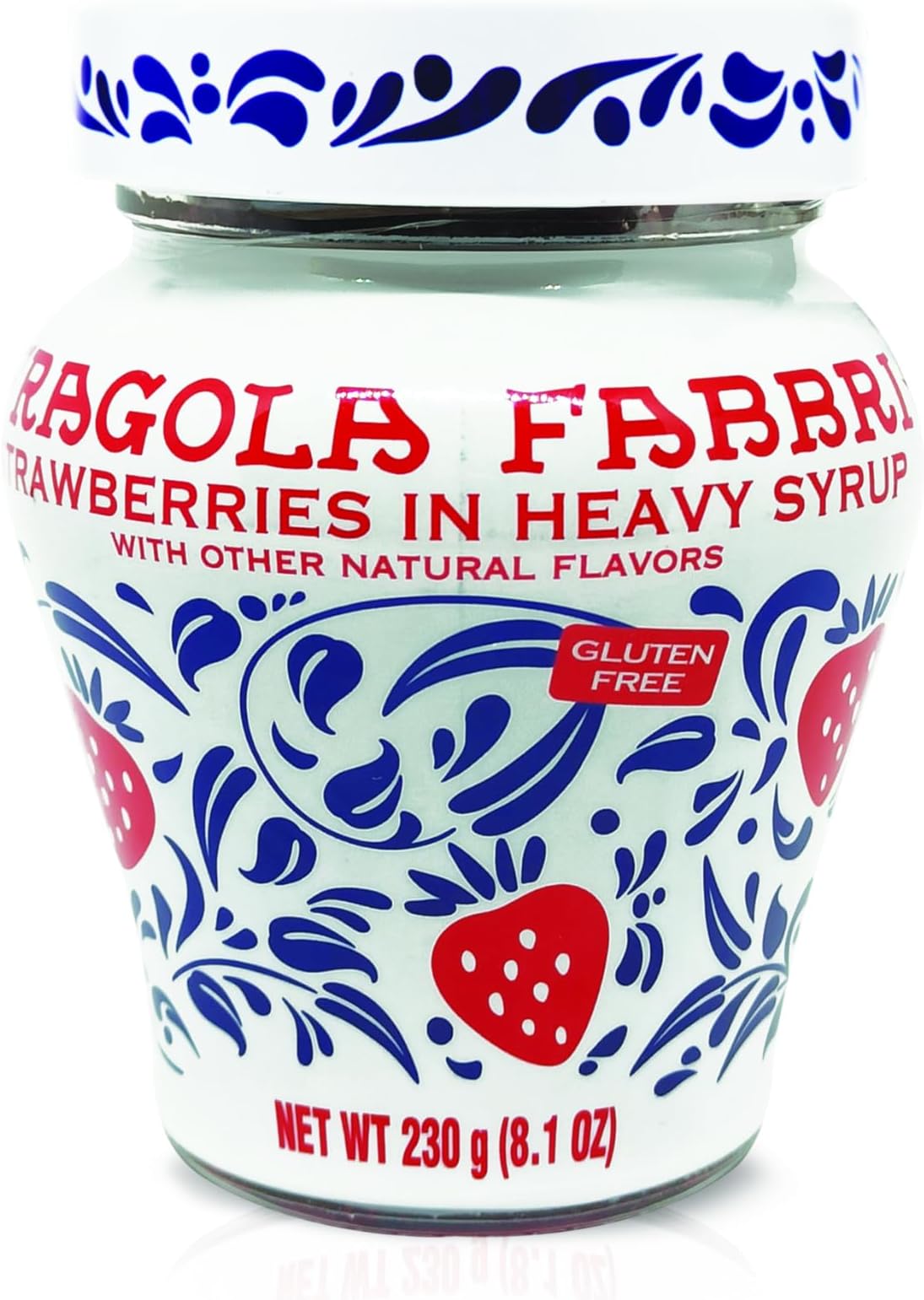 Fabbri Strawberries in Syrup, 8 ounce