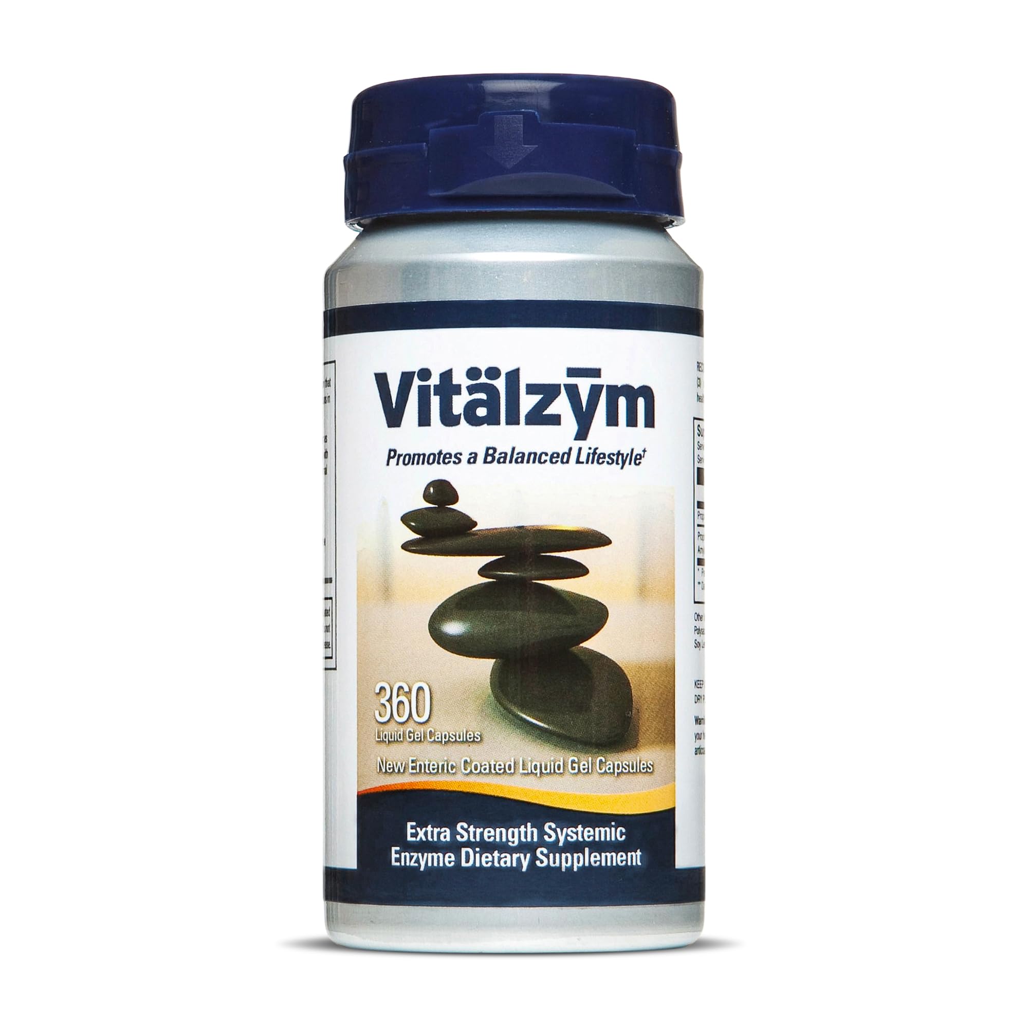 Amazon.com: Vitalzym Systemic Enzymes 360 - Serrapeptase