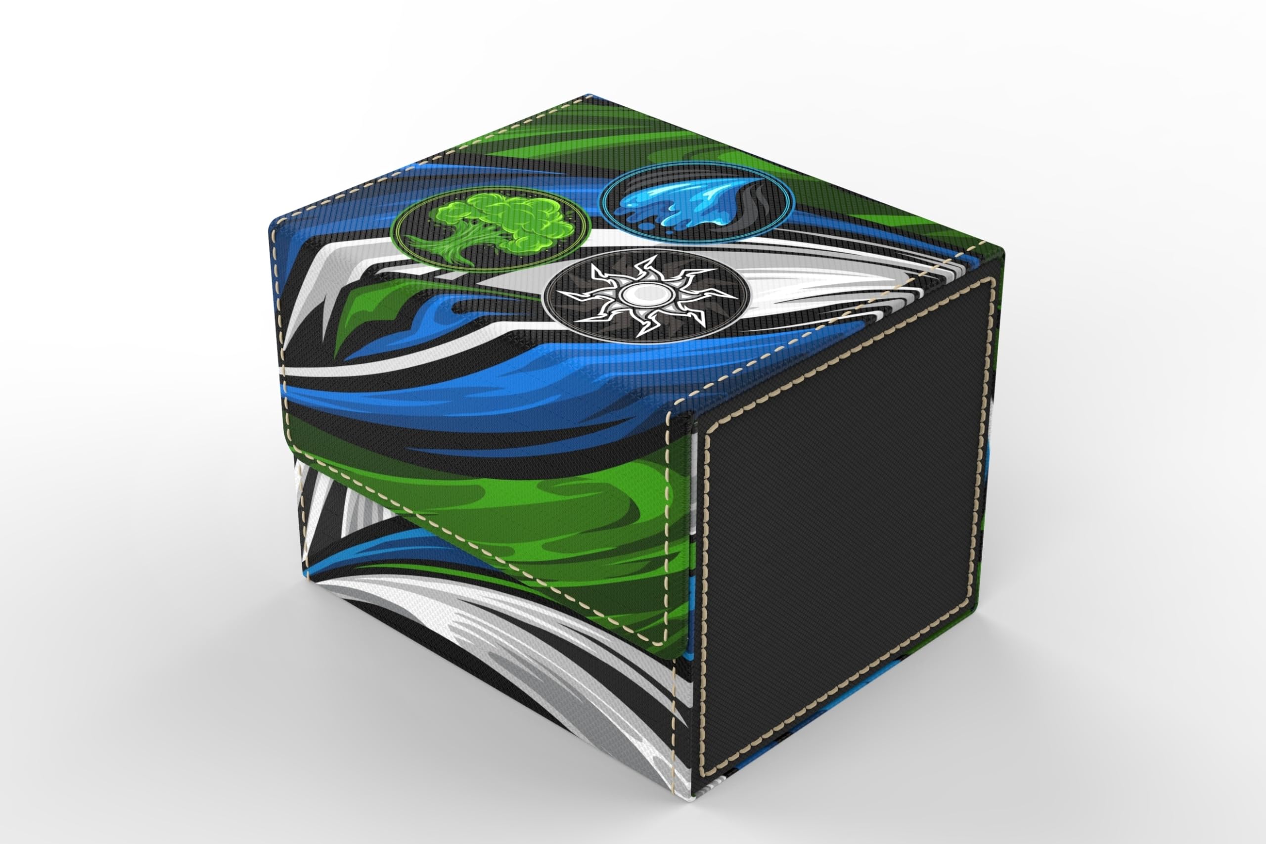 Ai Armor The Vault- TCG/MTG Color Combo Deck Boxes (White/Blue/Green)