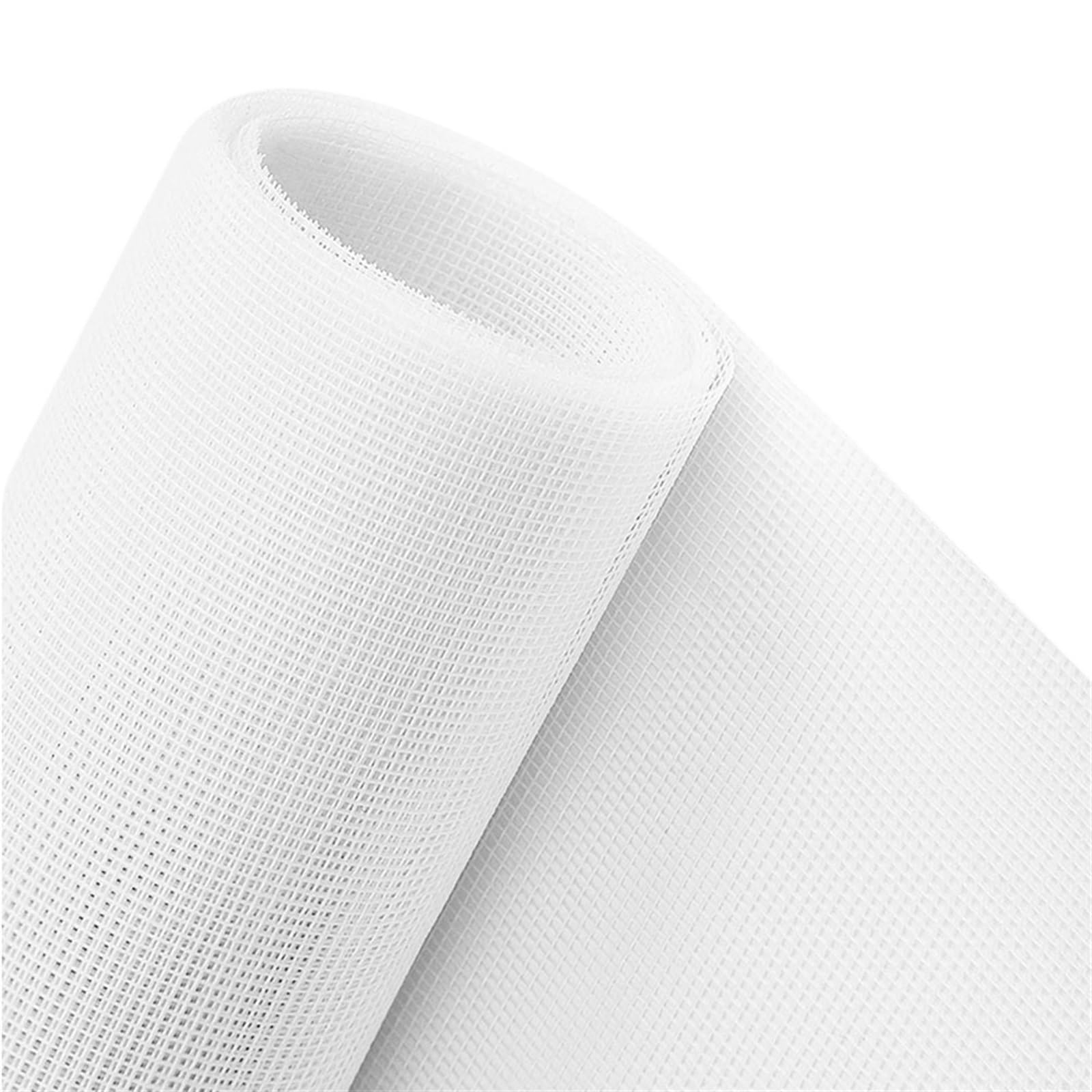 XIUsheUA Pot Bottom Grid Mat 10Pcs Flower Pot Hole Mesh Pad Bonsai Tool Sheet Flowerpot Bottom Net Breathable Gasket for Gardening(White)