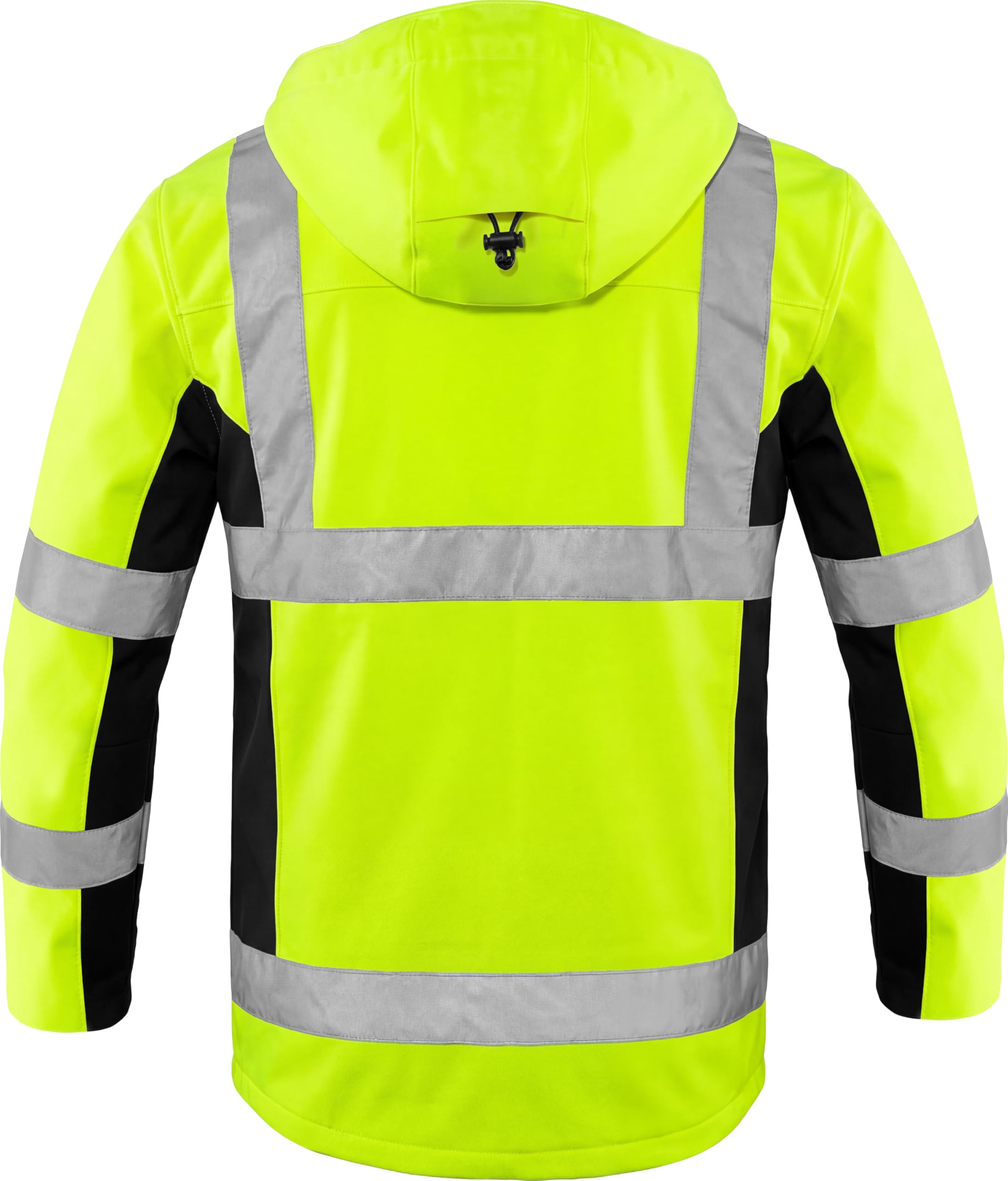ACE Constructor HiViz Kurtka przeciwdeszczowa – wodoodporna kurtka ostrzegawcza z elementami odblaskowymi i kapturem – zgodna z normami EN ISO 20471 i EN 343 – rozmiary od S do 4XL