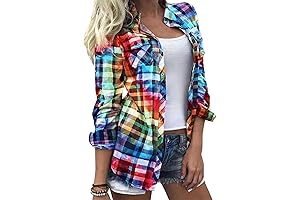 Gradient Plaid Shirt - Embrace Autumn in Style