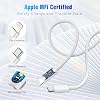 Cable USB C a Lightning de 3 pies, Paquete de 2 [Certificado MFi de Apple] Carga Rápida | Cables USB C para iPhone con Power Delivery, Cordón de Carga para iPhone Compatible con iPhone 14 13 12 11 Pro Max X XS XR 8 7 6s Plus SE 3