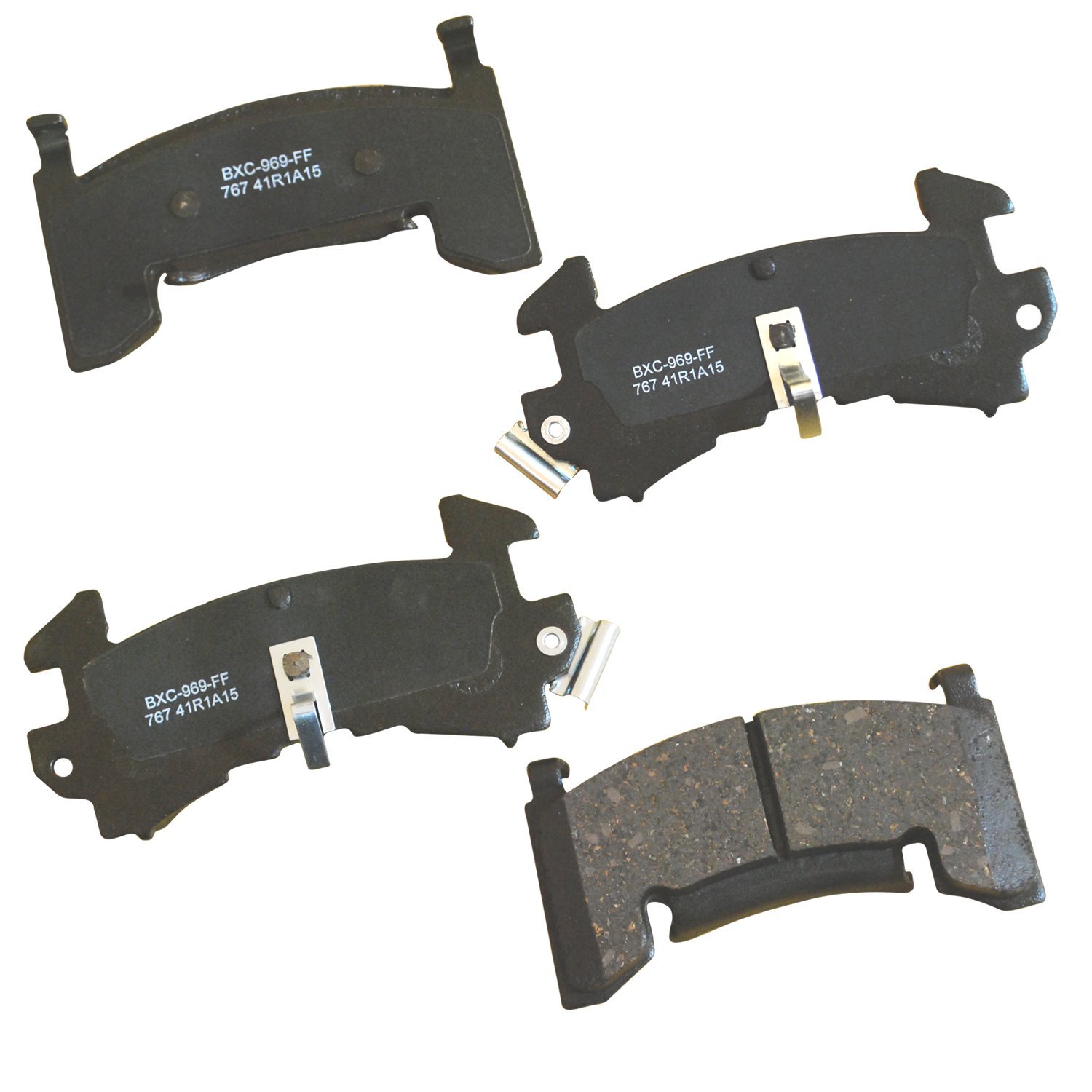 Bendix Premium SBC767 Ceramic Front Brake Pads for Chevrolet Blazer 1997, S10 1997, GMC Jimmy 1997, Sonoma 1997, Isuzu Hombre 1997