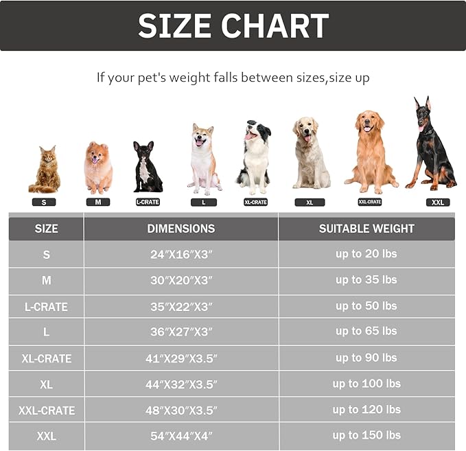 Cama Ortopédica para Perros Extra Grandes Colchoneta Lavable miniatura 6