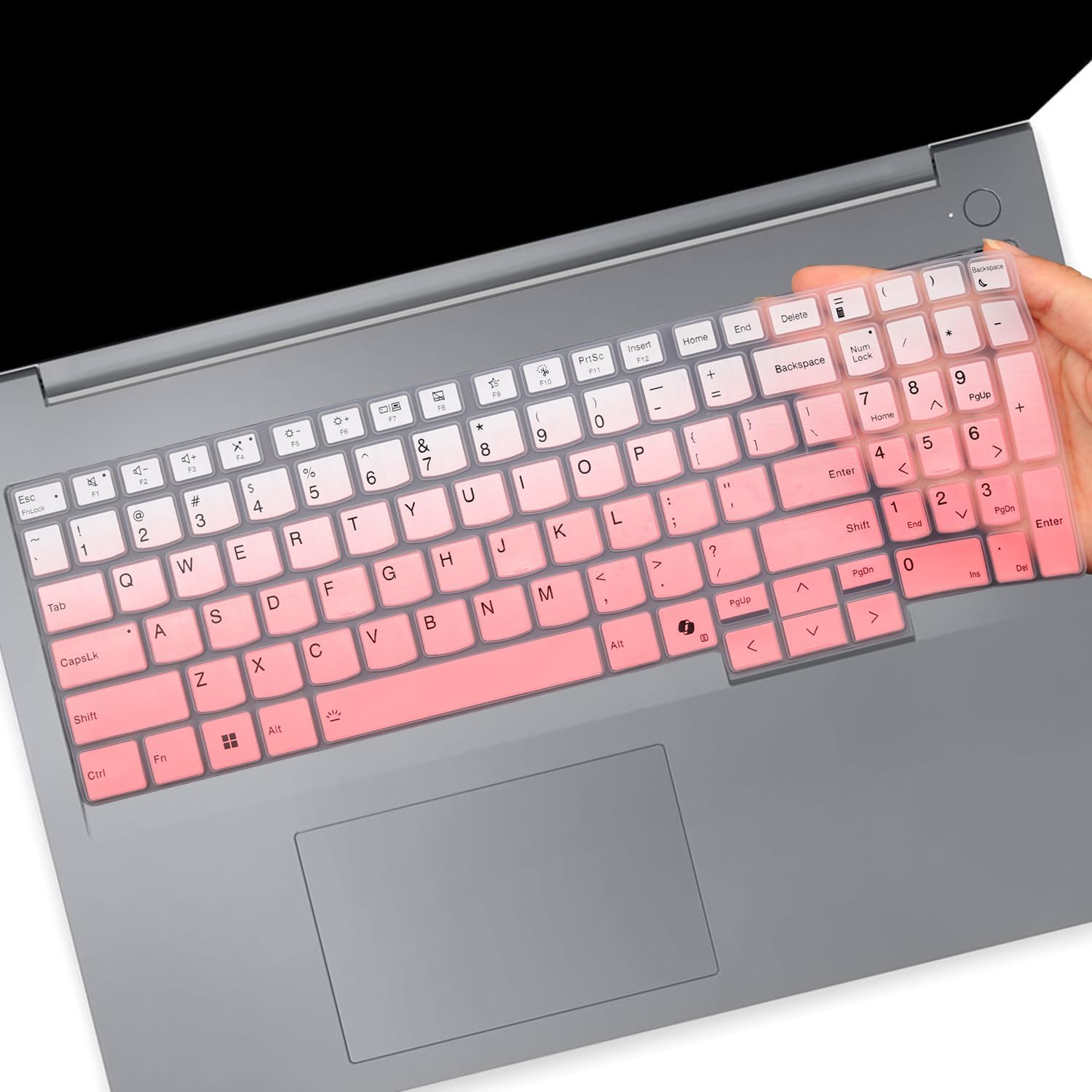 Funda de Teclado para Lenovo ThinkBook 16 2025 2024 2023 - Silicona - Rosa Degradado