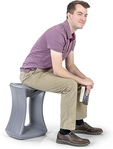 Miniatura 4 de Simplay3 Active America Fit - Silla de equilibrio, taburete de 20 pulgadas para adultos y adolescentes, silla ergonómica de escritorio de oficina