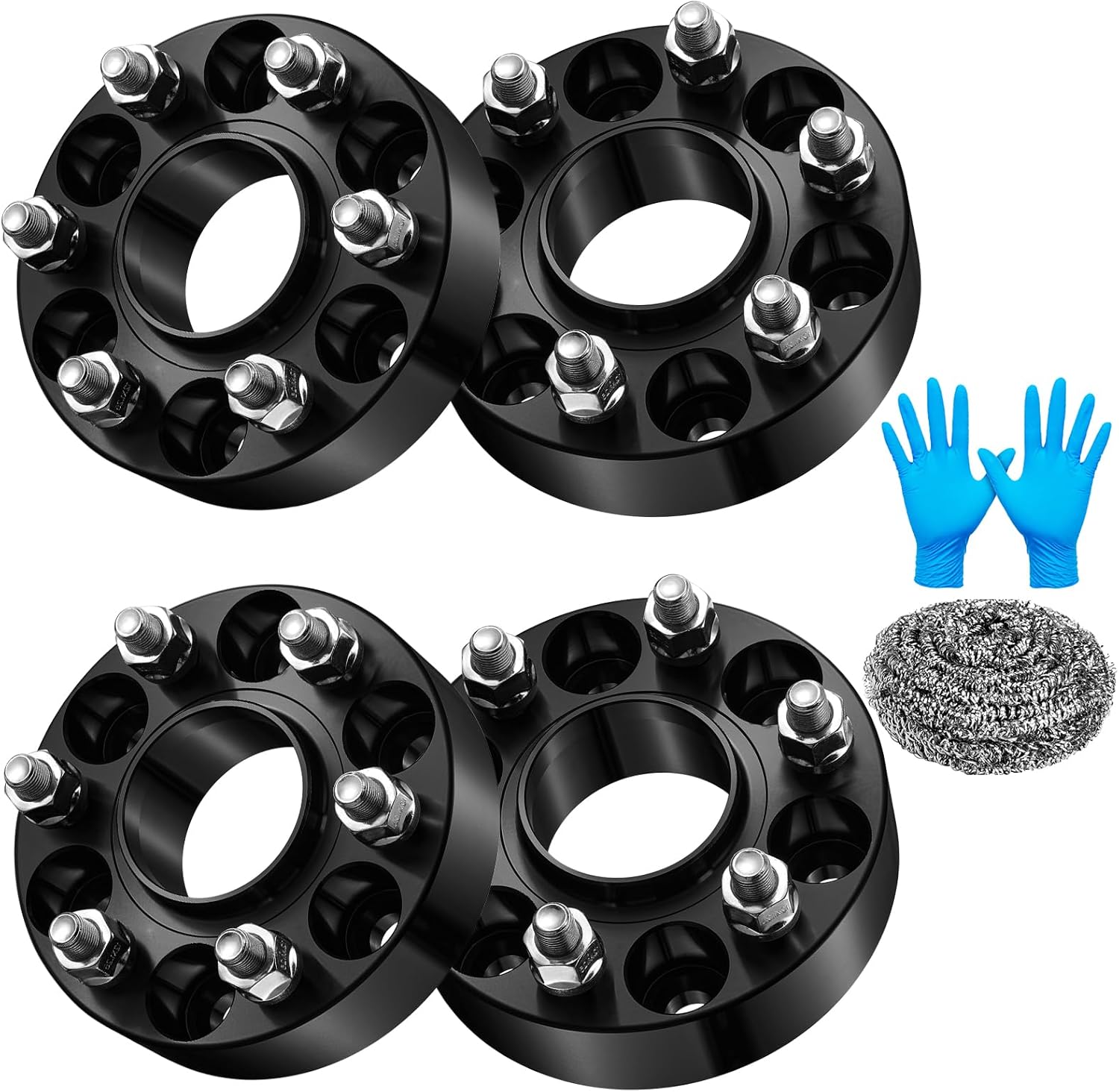6×114.3mm Wheel Spacers 1.5inch Compatible with Nissan Frontier Xterra 05-15, 66.1mm Center Bore & 6 Lug Forged M12x1.25 Wheel Adapters Compatible with Nissan Pathfinder 05-12, 4PCS