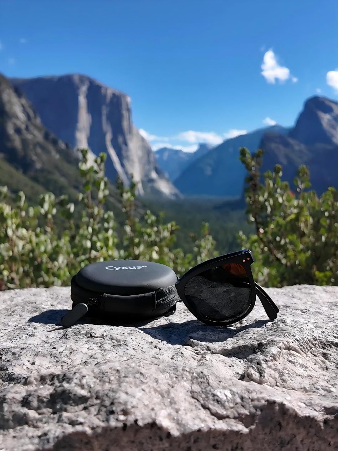 Cyxus Round Foldable Sunglasses for Women Men Polarized UV 400 Protection Folding Sun Glasses - Image 2