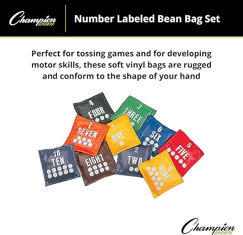 Miniatura 3 de Champion Sports Juego de puf numerado de 5 pulgadas