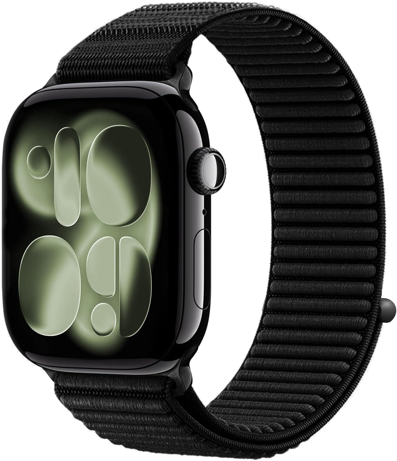 Sport Band Compatible with Apple Watch Bands Series 11 10 46mm, 9 8 7 45mm, 4 5 6 & SE 2 3 44mm, Ultra 49mm for Women Men, Stretchy Straps for iWatch, Breathable, Nylon Soft Loop Ideal for Outdoor